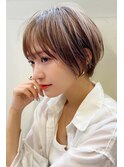 ナチュラル可愛いショートボブ n7.17