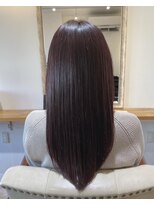 ハッコ(hacco) 艶ロング/ベージュピンク/ニュアンスカラー/ヘルシースタイル