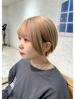 レイラバイアフロート 吉祥寺(Lila by afloat)&nbsp;小顔ナチュラルショート20代30代40代くびレイヤーショート