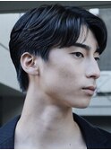センターパートカルマヘアニュアンスパーマ韓国シャドウパーマ