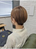 耳かけショートマッシュ×アプトグロス