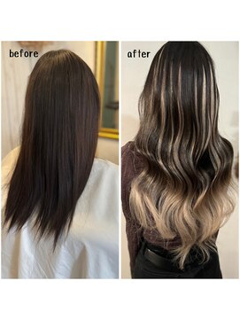 エクステンション キュー(extension Q) プルエクステ/ダイヤモンド毛質52cm(胸下)(特色)