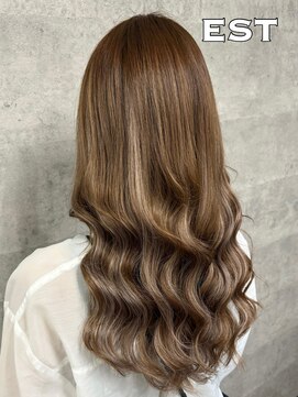 エスト 大阪梅田(EST) レミー100%高級人毛/53cm☆シールエクステ60枚