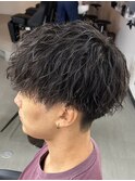 メンズマッシュ　ツイストスパイラルパーマ