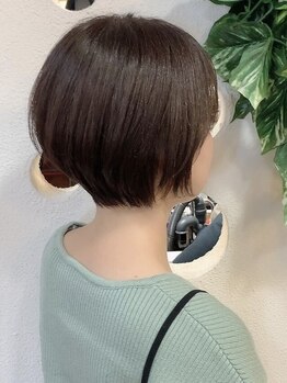 スプレッドグリーン(spread GREEN)の写真/【出水ふれあい通り】髪のダメージを最小限に抑え、艶のある明るい白髪染めを叶えます◎