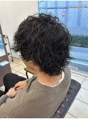 ショートウルフ/ハーフカール/ウェーブカール