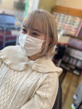 ボヌー(Bonheur) 韓国風ブリーチヘア