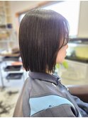 切りっぱなしボブ