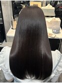 ロングヘアー縮毛矯正上級髪質改善 赤坂見附