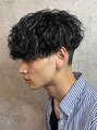 エルマーク 渋谷(L-MARK) 前下がりメンズマッシュ&大人韓国風メンズパーマ(渋谷/ウルフ)