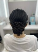 アップ／下目アップ／結婚式／ヘアセット