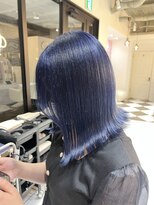 髪屋 紬&nbsp;ネイビーブルー／ダブルカラー