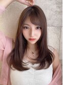 イヤリングカラー 縮毛矯正 韓国風 ダブルカラー 髪質改善5707