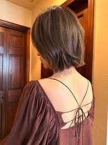 フランジェッタヘアー(Frangetta hair)&nbsp;白髪ぼかしハイライトカラー！担当川合