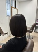肩上軽めボブ 髪質改善トリートメント 奈良 桜井