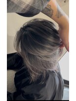 空&nbsp;バレイヤージュ/白髪ぼかしハイライト/ハイライト