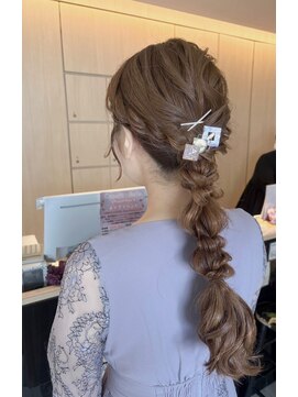 ふわふわ編みおろし