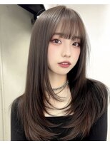 ハム 立川(hum)&nbsp;ココアベージュ/オリーブグレー/小顔/黒髪[立川/髪質改善]