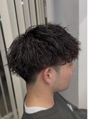 【MEN’S HAIR/サーフカール/刈り上げセンターパート/千葉】