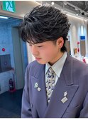 MEN’S HAIR/波巻ツイストスパイラル/フェザーパーマ/京都河原町
