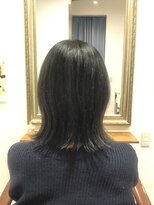 ヘアー グリーン(hair green)&nbsp;40代50代60代/外ハネボブ/黒髪ストレート/大人ボブ