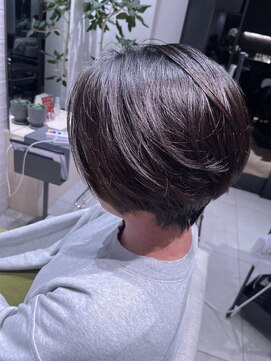 stair : case ginza7【ステアケース】 大人小顔ショート耳掛けボブ×ナチュラルブラウン