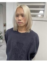 ヴィア 京都烏丸(Via)&nbsp;10代20代/ホワイトブロンド/ブリーチ/ハイトーン/髪質改善