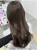 ヘーゼルグレージュ/オリーブグレージュ/透明感カラー