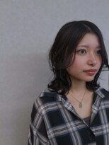 リビス(ribis)&nbsp;人気の暗髪ミディアムレイヤー