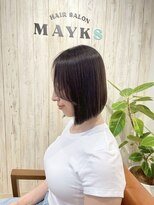 メイクス 町田(MAYKS)&nbsp;自然にまとまるボブ