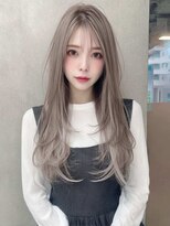 ロッソ 大橋店(Rosso)&nbsp;明るめグレージュの柔らかロング【大橋】