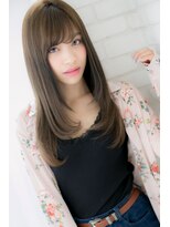 『ROMA』透明感×美肌バレイヤージュカラー小顔ストレート