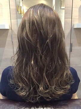 オーブ ヘアー アクネ 長岡京店(AUBE HAIR acne) 【外国人風】ウェットな質感×グレージュ