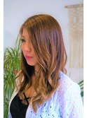 【しんや】ふんわりカール☆カッパーベージュ艶カラー！！