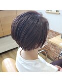 お客様Style*ネープレスショートボブ
