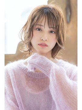 エース (ACE) ACE 横浜　小顔くびれショートボブ×シアーベージュ