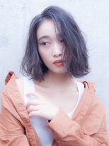 エルピス(elpis)&nbsp;ネイビーカラー×小顔×ロブ×黒髪