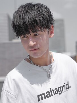 クロムトウキョウ ザ バーバー 新宿本店(CHROM TOKYO the Barber) ツーブロックマッシュニュアンスパーマ