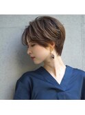 atelier.fem　センターパート×ハンサムショート