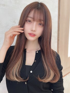 ロンド ロビン 栄(Lond robin) 大きめのゆったりカールであざと可愛い韓国ヘア