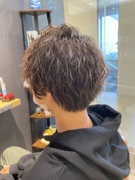 アキオドットヘアー(AKIO.hair) カジュアルショートマーシュ！　綺麗めカジュアルメンズパーマ