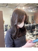 シェノン 梅田(CHAINON)&nbsp;小顔カット×レイヤーカット×グレージュカラー