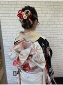 ヘアセット　成人式/卒業式