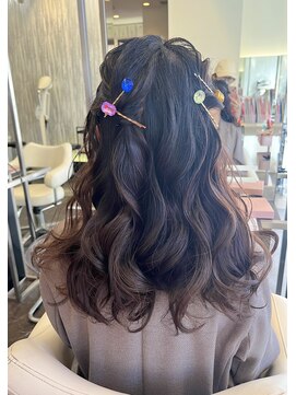 レイン(RAIN) ツインハーフアップ