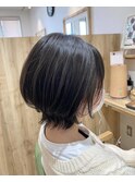 外ハネミニボブ大人可愛いくびれショート【カミケンネクスト】