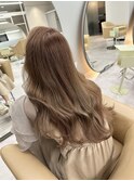 ミルクティーベージュ/グラデーション