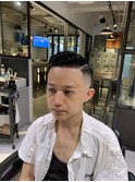 メンズビジネスバーバーサイドパートフェードF