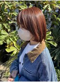 ツヤカラー×ボブ