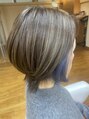 サージュ ドゥエ(Sage doue)&nbsp;白髪ぼかしも白髪の多いところもデザインでおしゃれに
