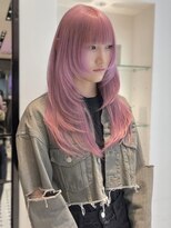 キーン 吉祥寺店(keen)&nbsp;《keen×カネコ》シャギーレイヤー×ホワイトピンク